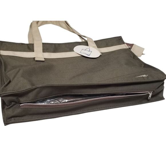 Vintage Green Umbrella Tote Bag Designed by Duebbert Rain Bag New with tags - Picture 6 of 9